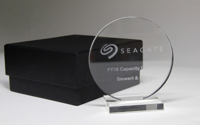 Seagate Partner Conference 2018: Siewert & Kau gewinnt „Capacity Growth Award“