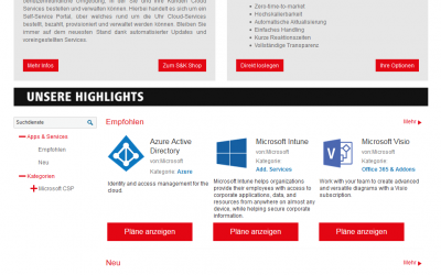 Siewert & Kau cloud.marketplace: Eigenes Portal für Cloud-Services